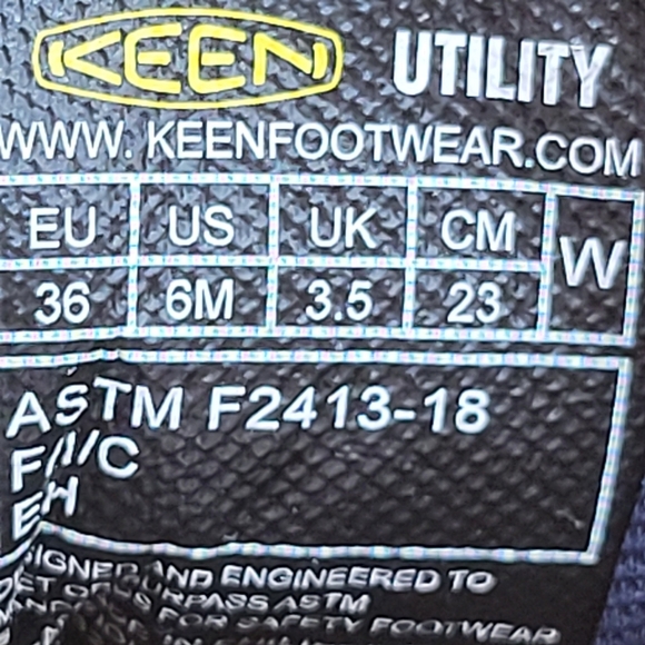 Keen Utility Sparta Low Height Composite Toe Women's Work Shoes Size 6 - Picture 8 of 8